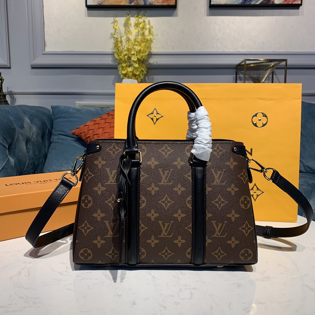 Louis Vuitton SOUFFLOT BB Handbag Monogram M44898